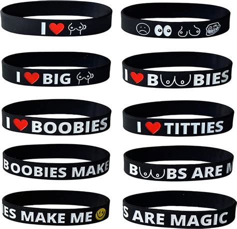 i love boobs bracelet|Amazon.com: I Love Boobiesbracelets